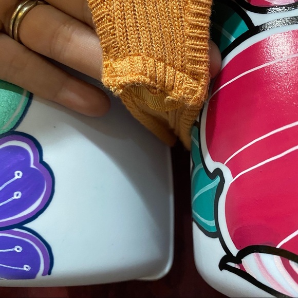 Free People Orange Knit Body Suit - Picture 4 of 6